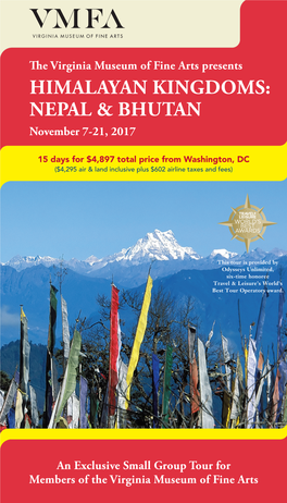 Himalayan Kingdoms: Nepal & Bhutan