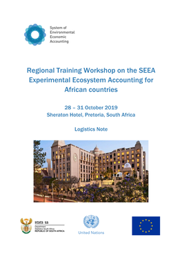 Regional Training Workshop on the SEEA Experimental Ecosystem Accounting for African Countries
