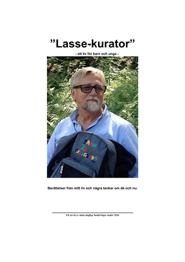 Lasse-Kurator” - Ett Liv För Barn Och Unga
