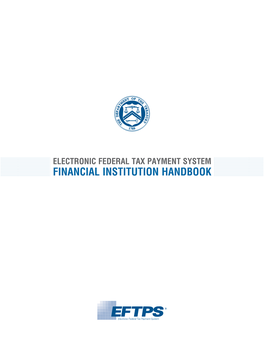 EFTPS Financial Institution Handbook