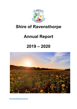 Shire of Ravensthorpe Annual Report 2019 – 2020