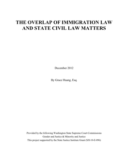 Civil Immigration Bench Guide