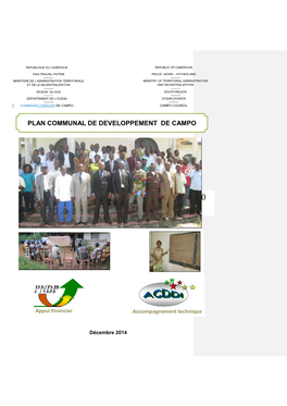 Plan Communal De Developpement De Campo