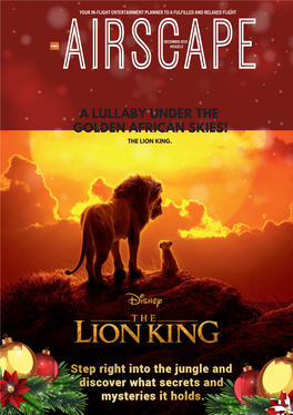 A Lullaby Under the Golden African Skies! the Lion King