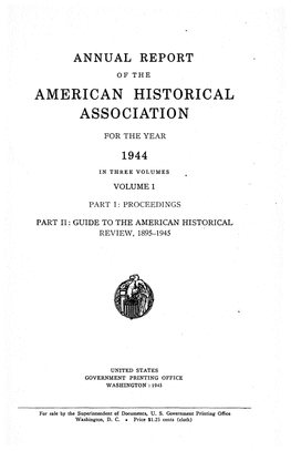 American Historical Association