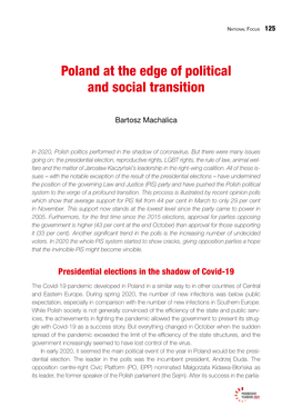 Poland at the Edge of Political and Social Transition