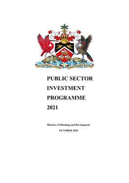 Public Sector Investment Programme 2021