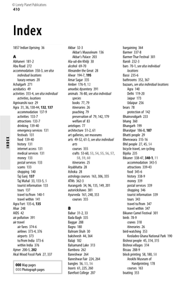 410 INDE X 1857 Indian Uprising 36 a Abhaneri 181-2 Abu Road 272