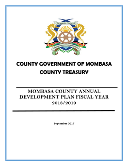 County Government of Mombasa County Treasury