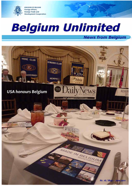 USA Honours Belgium