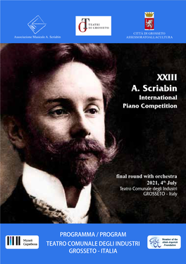 XXIII A. Scriabin International Piano Competition