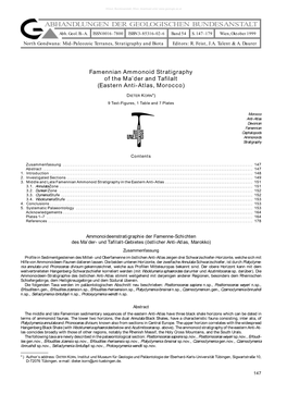 ABHANDLUNGEN DER GEOLOGISCHEN BUNDESANSTALT Abh