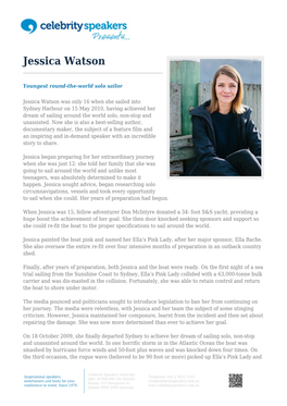 Jessica Watson