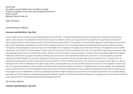 Land at Wilton Farm Trerulefoot Cornwall Proposal: Installation of Solar Farm and Associated Infrastructure Parish: Deviock Applicant: Murex Energy Ltd