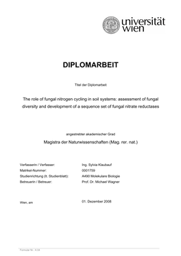 Diplomarbeit