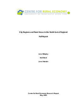 City Regions and Rural Areas in the North East of England Full Report