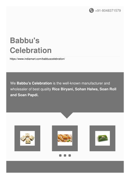 Babbu's Celebration