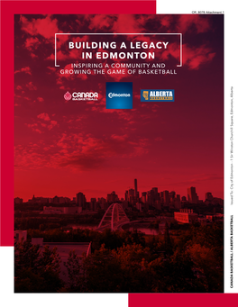 Building a Legacy in Edmonton: Inspiring a Community and Growing the Game of Basketball P