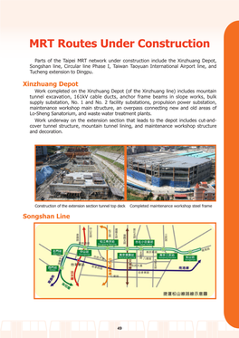 MRT Routes Under Construction