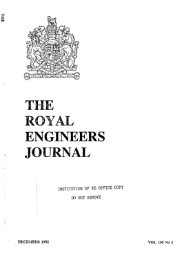 The Royal Engineers Journal