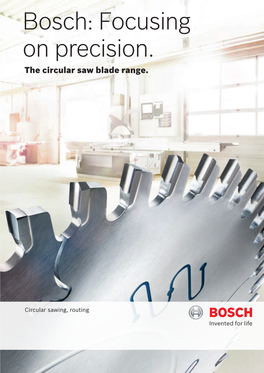 Bosch: Focusing on Precision