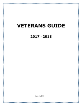 NICOLET COLLEGE Veterans Guide