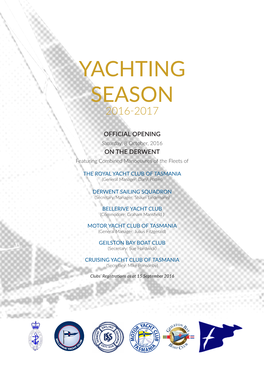 Yachting Season 2016-2017