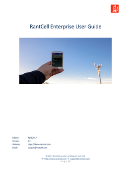 Rantcell Enterprise User Guide