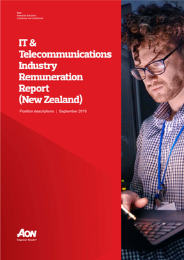Position Descriptions | September 2019 IT & Telecommunications (New Zealand) Survey