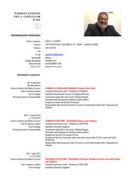 Curriculum Vitae