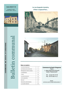 Bulletin Communal 2016