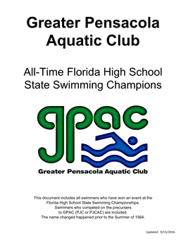 Greater Pensacola Aquatic Club