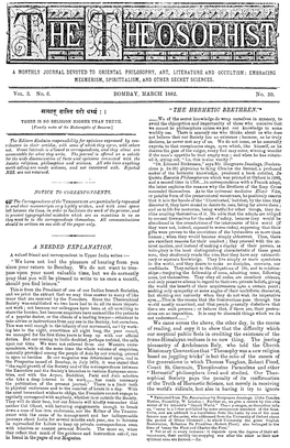 Theosophist V3 N30 March 1882