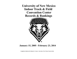 University of New Mexico Indoor Track & Field Convention Center