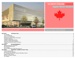 Nordstrom Full Line and Rack Expense Offset Policies Document on the Website