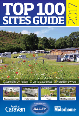 2017 Top 100 Sites Guide, Including Many from Those with a Motorhome Or Caravan, Too