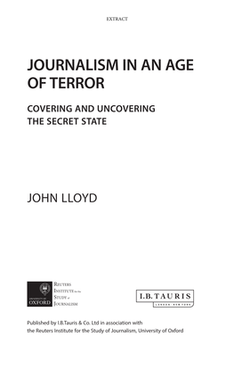 Journalism in an Age of Terror: Covering and Uncovering The