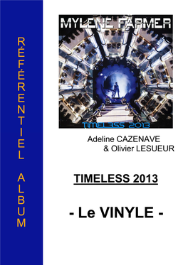 Couverture Timeles 2013 a Vinyles
