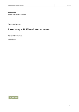 Landscape & Visual Assessment