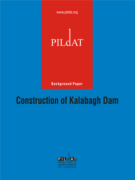 Construction of Kalabagh