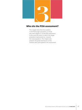 Who Sits the PISA Assessment?
