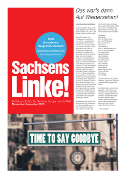 Sachsens Linke! 11-12/2020 Seite 2 Im Gespräch