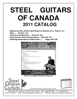 Steel Guitars of Canada Your