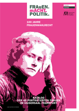 100 Jahre Frauenwahlrecht Katalog Der 49