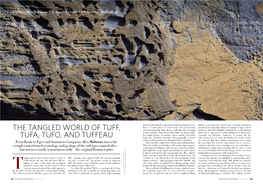 The Tangled World of Tuff, Tufa, Tufo, and Tuffeau