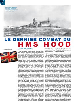 HMS HOOD Philippe Caresse L’ULTIME APPAREILLAGE Il Fallait Le Stopper Au Plus Tôt