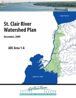 St. Clair River Watershed Plan - AOC Area 1-A 3 Chapter 3 Subwatershed Characterization