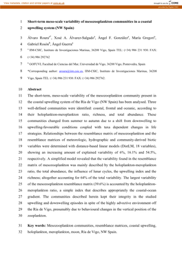 Interactions Between the Mesozooplankton and Cephalopod