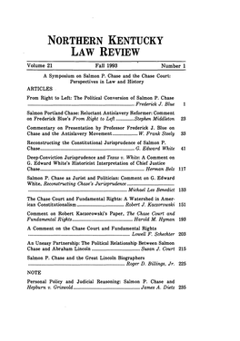 1 Fall 1993 Number 1 a Symposium on Salmon P