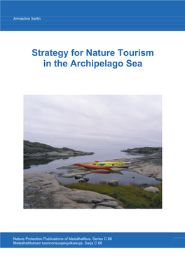Strategy for Nature Tourism in the Archipelago Sea